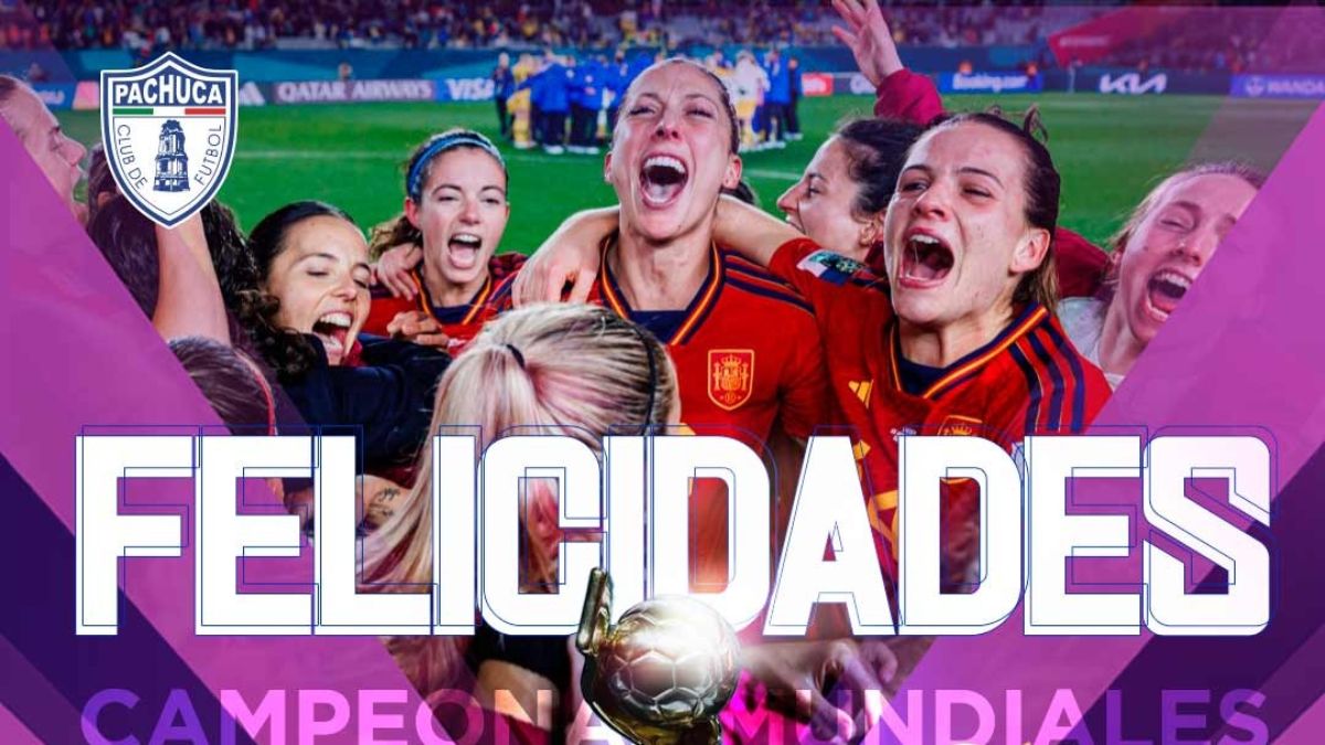 La emotiva felicitación del Pachuca a Jenni Hermoso tras ganar el Mundial Femenil con España
