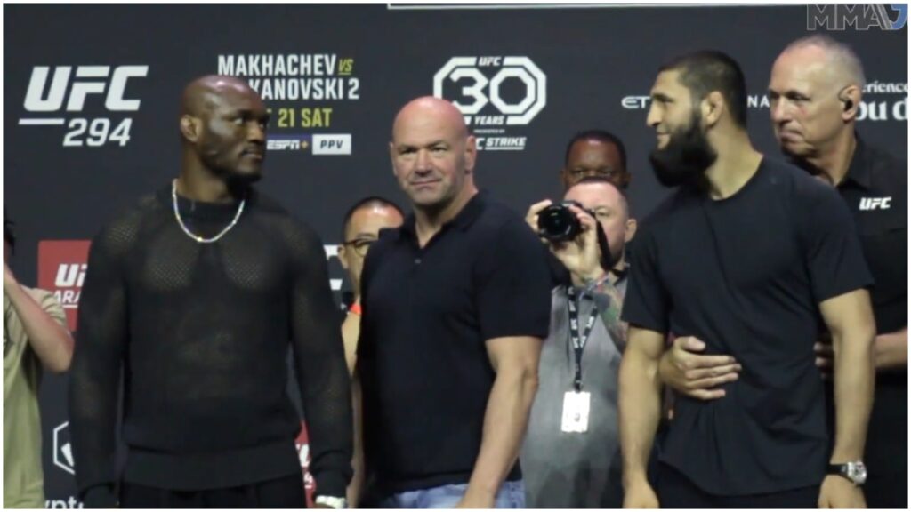 Kamaru Usman vs Khamzat Chimaev | Captura de Pantalla