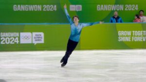 Adam Hagara ‘soñó’ con la medalla de oro en Gangwon 2024 gracias a Dream On de Aerosmith