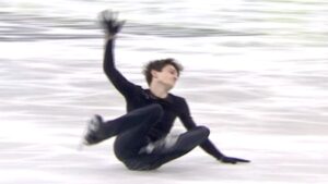 Metallica acompaña la primera caída del programa corto varonil del patinaje artístico de Gangwon 2024