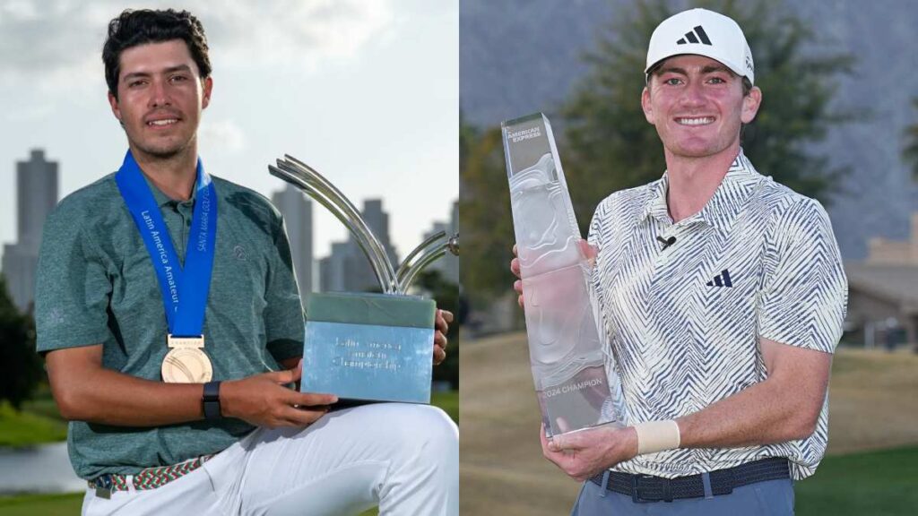 De la Fuente y Dunlap brillaron este fin de semana en el golf | @LAAC_Golf/Reuters