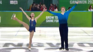 Cayla Smith y Jared Mcpike inauguran el programa corto del patinaje artístico al ritmo de ‘All About that Bass’