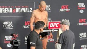 ¡No dan el peso! Edgar Chairez y Daniel Lacerda fallan en la báscula de UFC México y serán multados