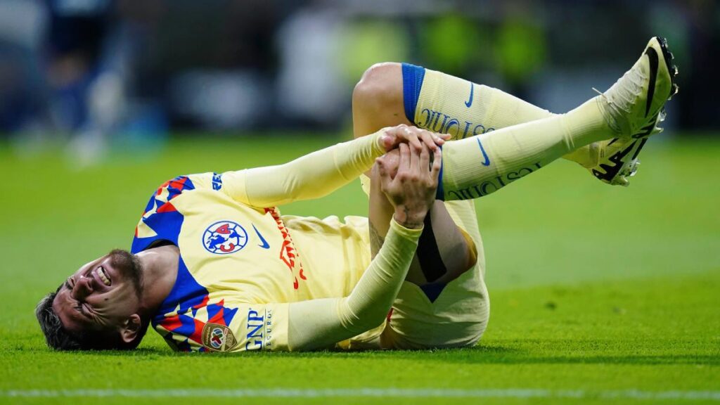 Diego Valdés durante el América 1-1 Monterrey