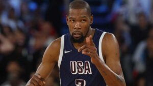Kevin Durant pone su nombre en la lista para los Juegos Olímpicos de Los Angeles 2028