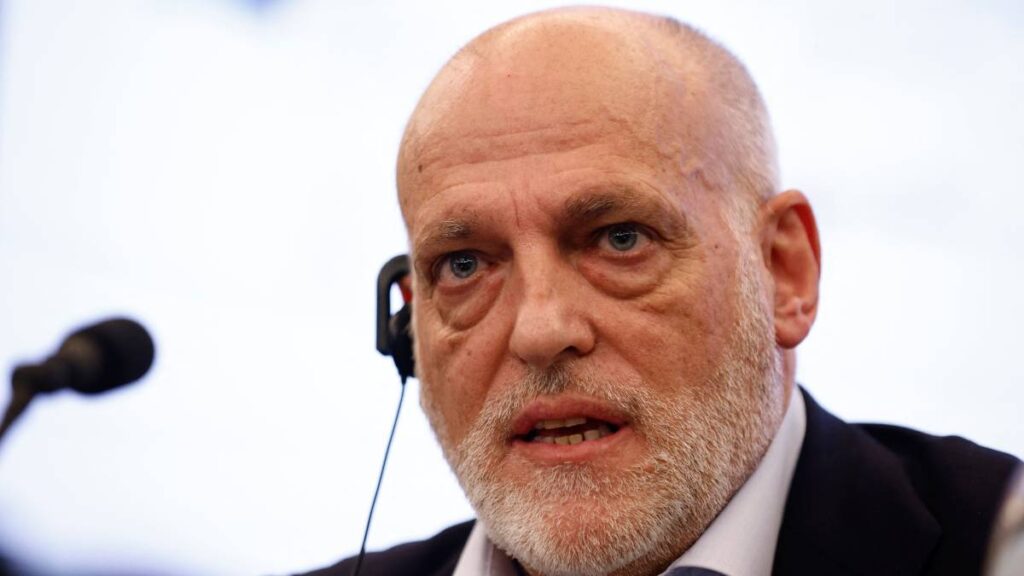 Javier Tebas, presidente de LaLiga se enfrenta al Real Madrid | Reuters