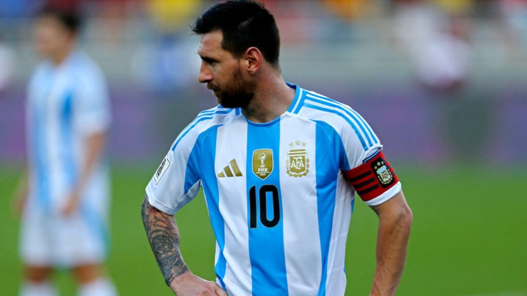 Messi, durante el partido ante Venezuela. (Reuters)