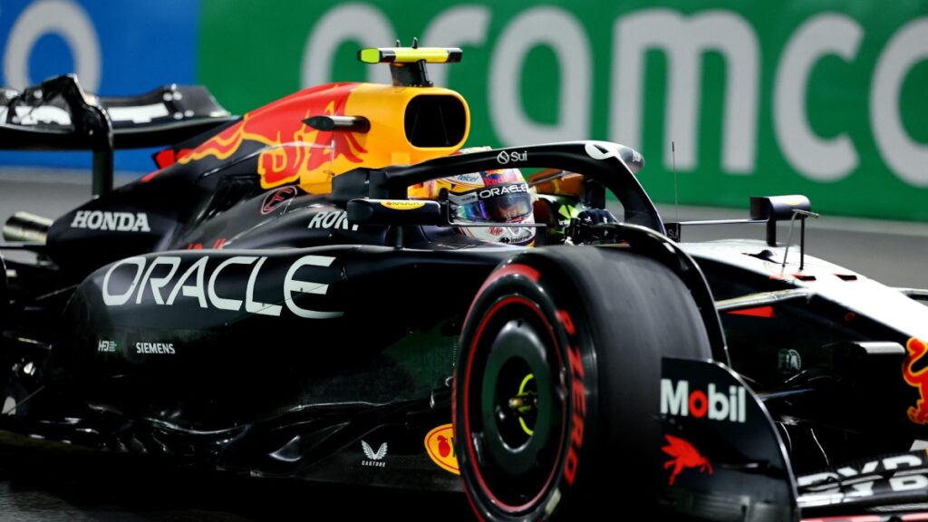 Checo explica su mala qualy en Las Vegas | REUTERS/Mike Blake