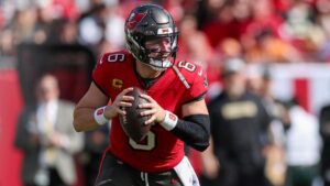 Baker Mayfield firma extensión millonaria y seguirá con Buccaneers hasta 2029