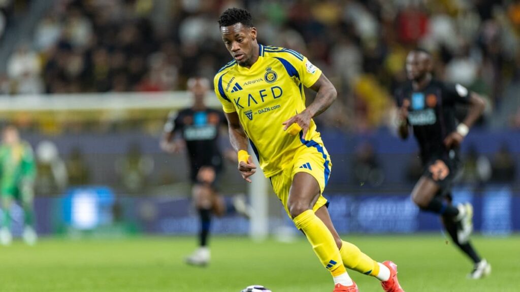 Jhon Jáder Durán con el Al-Nassr | Abdullah Ahmed/Getty Images.