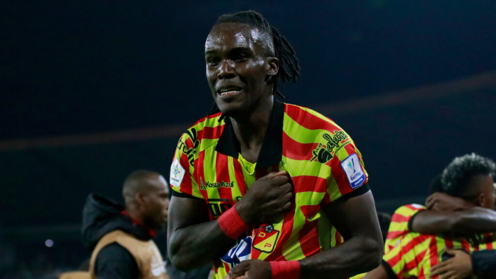 Rubilio Castillo, jugador del Deportivo Pereira. - Vizzor Image.