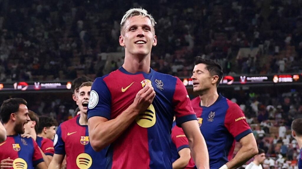 Dani Olmo, futbolista del Barcelona | Reuters