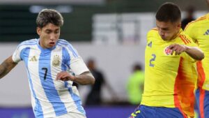 Colombia cae ante Argentina y se jugará el pase al Mundial Sub 20 ante Chile