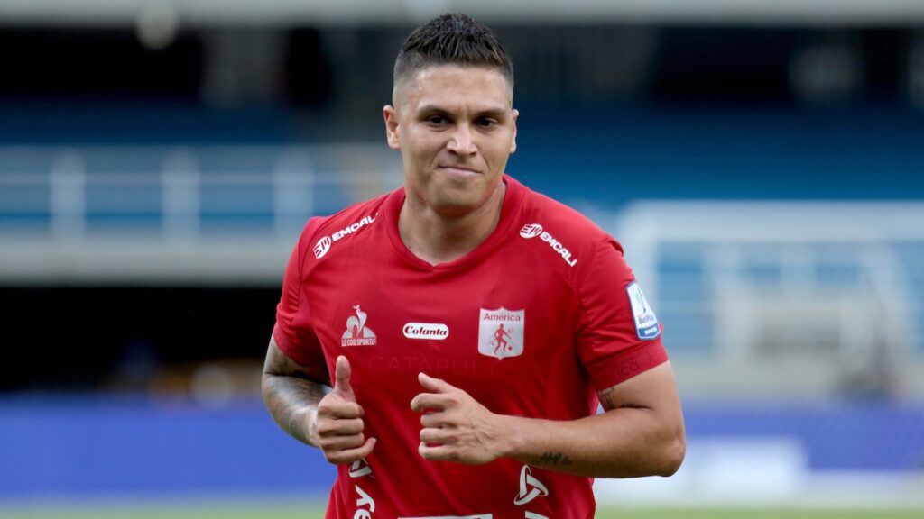 Juanfer Quintero con América de Cali | VizzorImage.