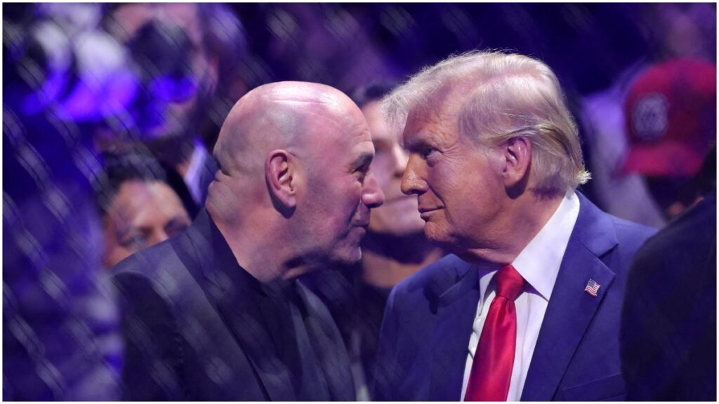 Dana White, presidente de UFC, junto a Donald Trump | Reuters
