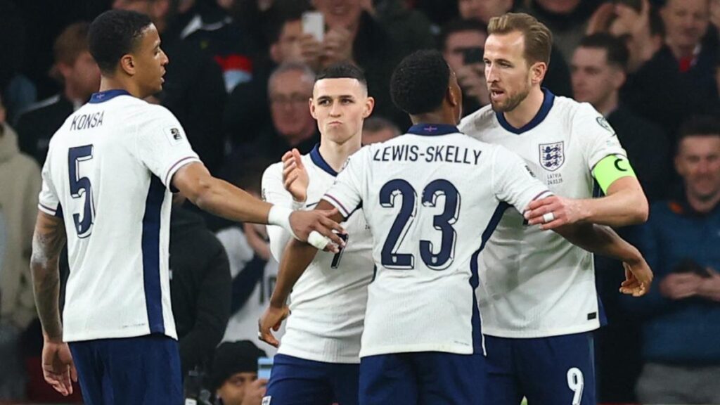 Inglaterra vence 2-0 a Letonia en las eliminatorias rumbo al Mundial 2026