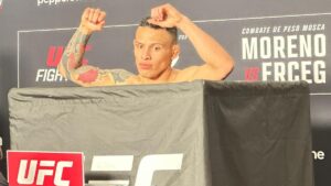 Lazy Boy Rodriguez no da el peso para su pelea de la UFC México 2025