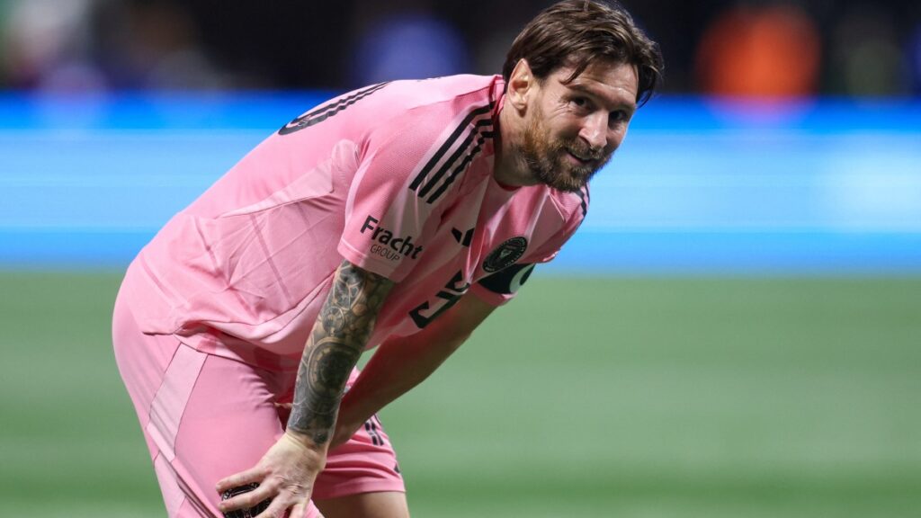 Leo Messi durante un partido del Inter Miami