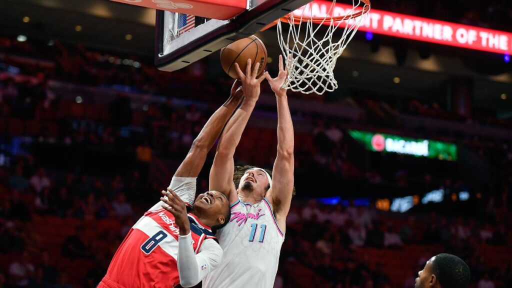 Gran tarde de Jaime Jáquez Jr.con el Heat. AP