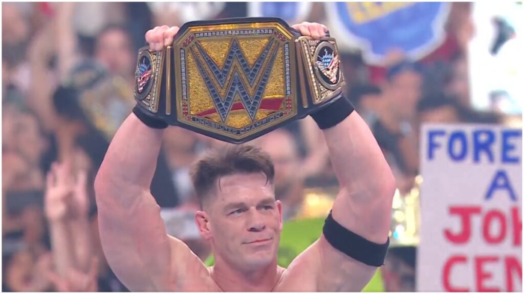 John Cena logra el título 17 de su carrera | Captura de Pantalla, WWE
