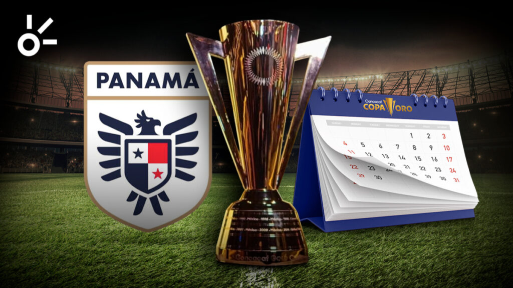 Calendario de Panamá en Copa Oro 2025. (Clarosports)