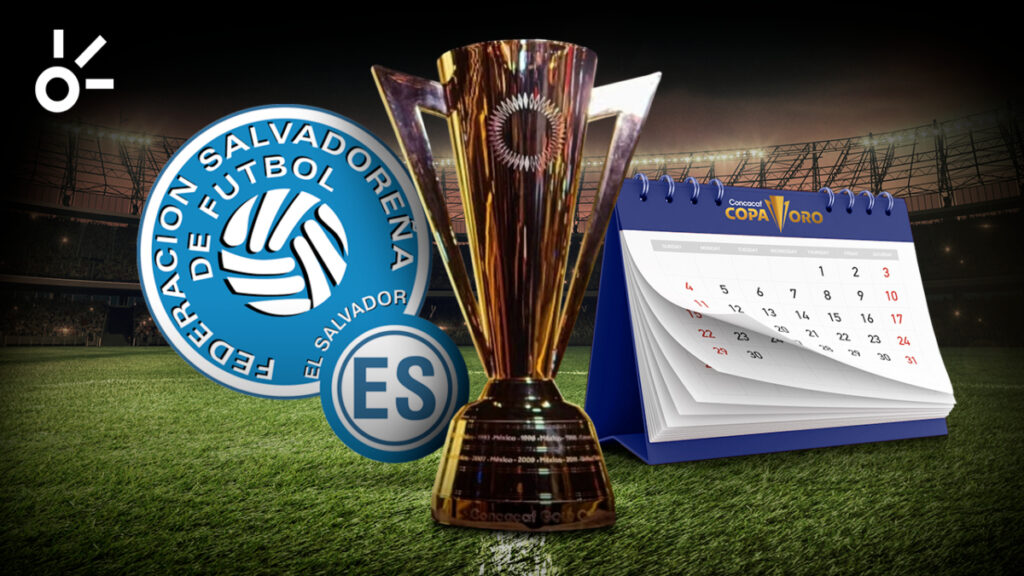 Calendario de El Salvador en la Copa Oro 2025. (Clarosports.)