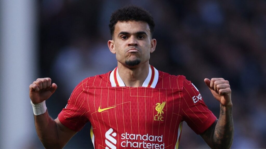 Luis Díaz, en un partido con el Liverpool. - Reuters.