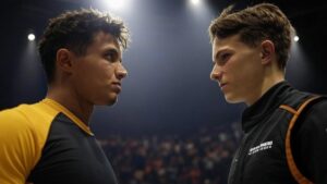 Norris vs Piastri: La batalla interna en McLaren revive la historia de compañeros enfrentados por el título de F1