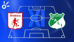 Alineaciones confirmadas de América de Cali vs Deportivo Cali por la Liga BetPlay 2025-II