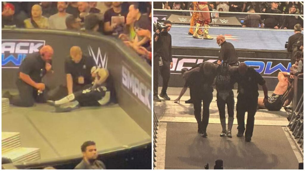 ¡Alerta en la WWE! Rey Mysterio se lesiona en medio de una lucha previo a WrestleMania