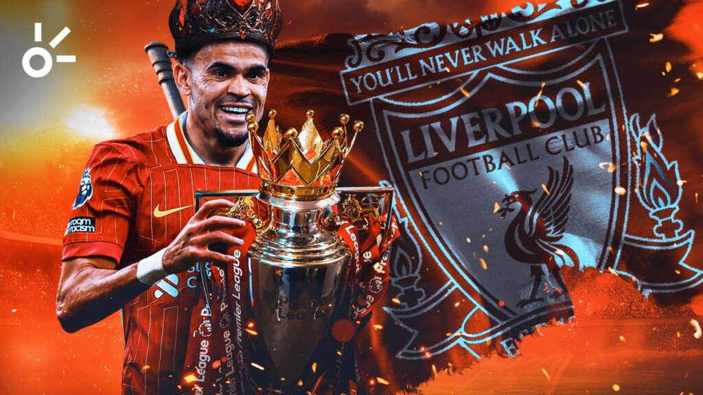 Luis Díaz campeón de la Premier League con el Liverpool