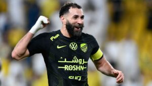 Karim Benzema pone al Al Ittihad FC a un paso del título en la Liga Profesional Saudí