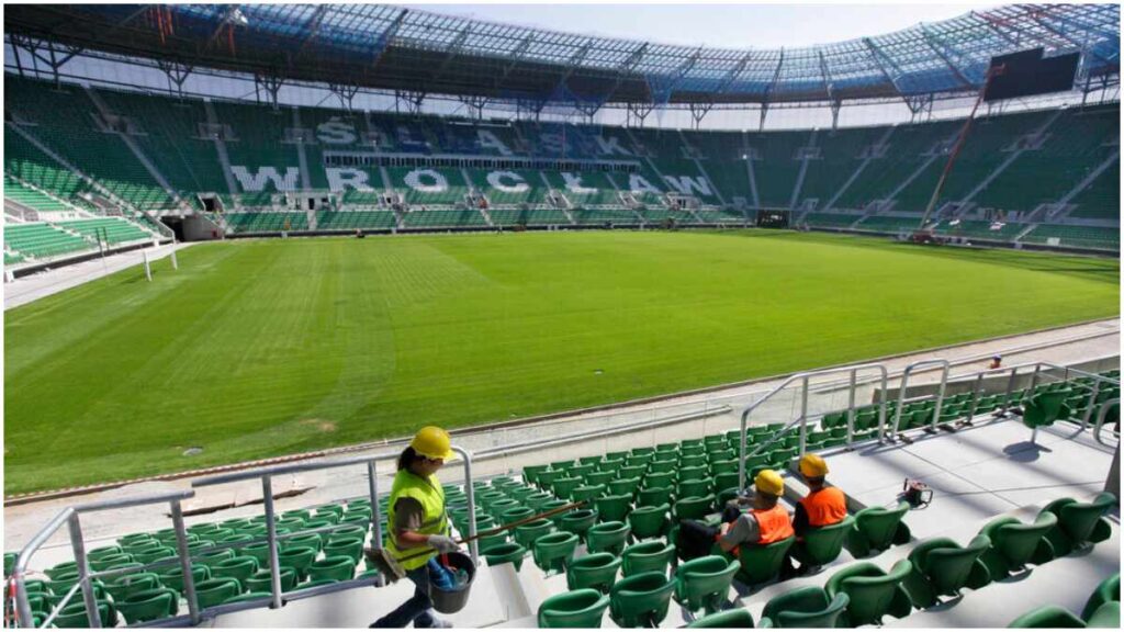 Stadion Miejski, sede de la final de la Conference League 2025 | AP