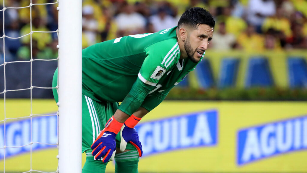 Camilo Vargas, en un partido de la Selección Colombia. - Vizzor Image.