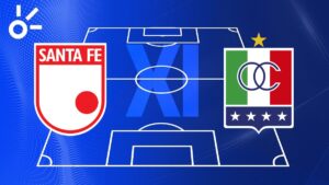 Alineaciones confirmadas de Santa Fe vs Once Caldas por la Liga BetPlay 2025-II