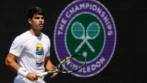Alcaraz no piensa en el tricampeonato de cara a su debut en Wimbledon 2025