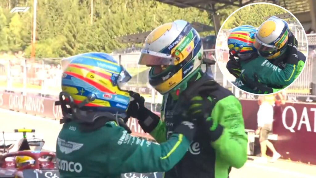 Fernando Alonso felicita a Bortoleto en Austria | Captura @F1