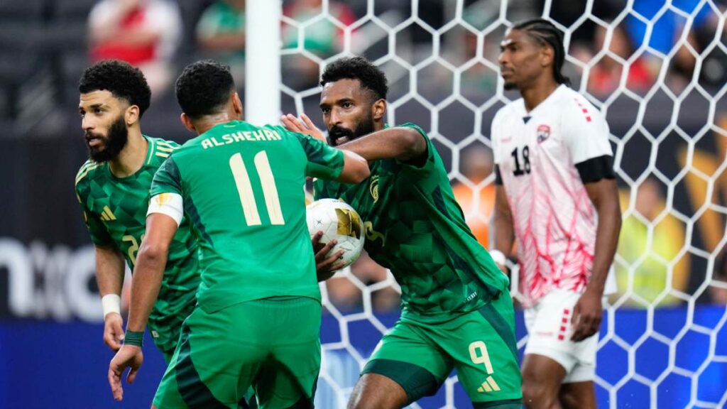 Arabia Saudita le empata 1-1 a Trinidad y Tobago en la Copa Oro 2025