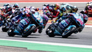 Daniel Holgado se disculpa por haber hecho caer a David Alonso en Moto 2: “Perdón a todos”