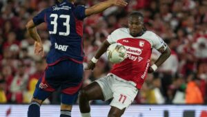 Hugo Rodallega, convencido con el golpe de Santa Fe en Medellín para llevarse el título