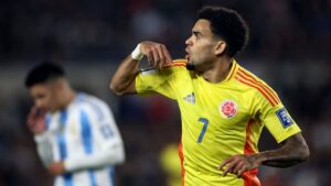 Luis Díaz, dueño del gol en las Eliminatorias Conmebol hacia el Mundial 2026