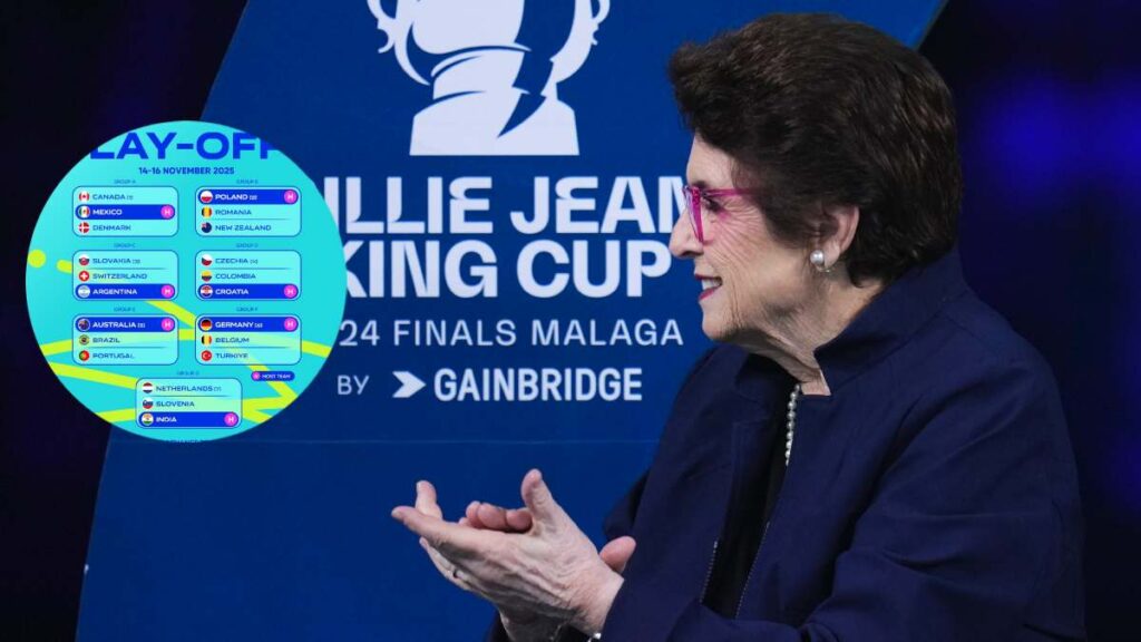 Listos los playoffs de la Billie Jean King Cup 2025. AP