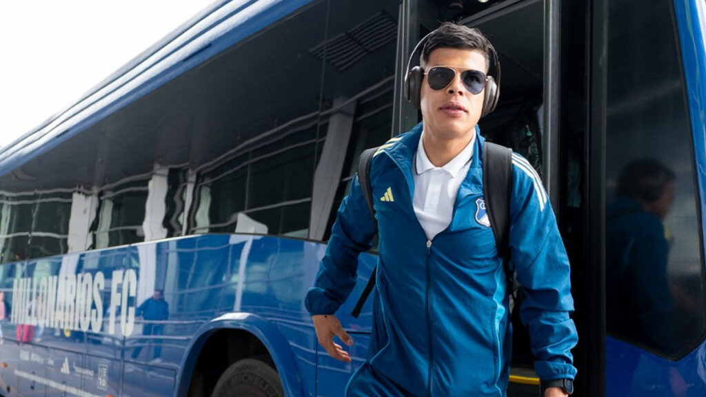 Jorge Arias, jugador de Millonarios. - @MillosFCoficial.