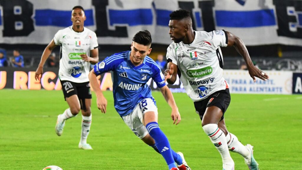 La postal de un duelo disputado en Bogotá. Vizzor Image