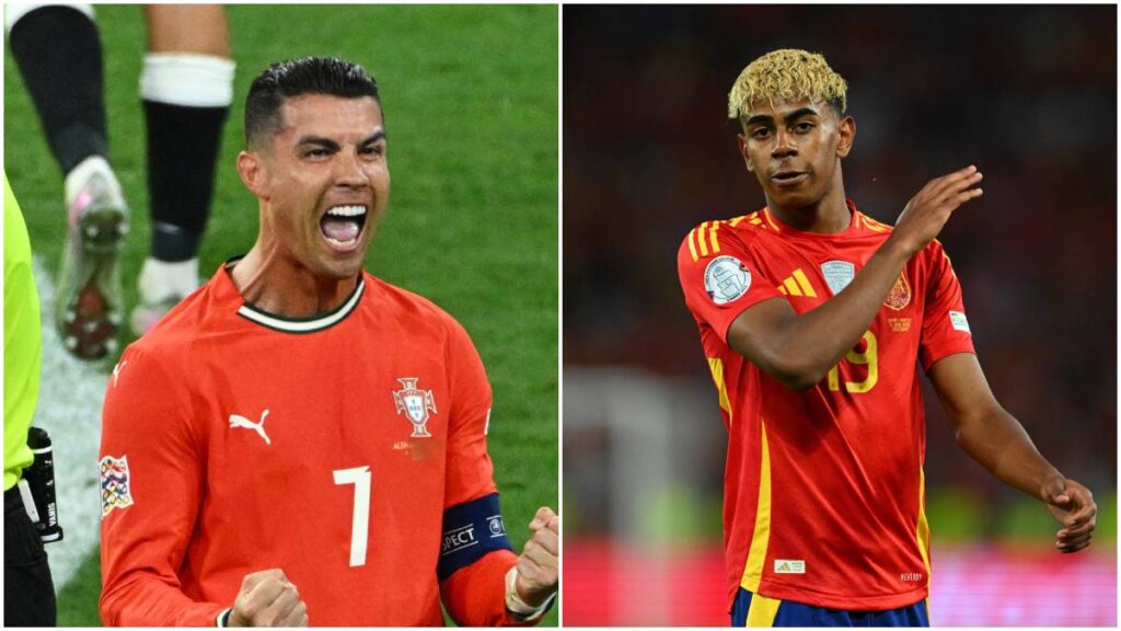 Cristiano Ronaldo y Lamine Yamal. duelo de dos generaciones | Reuters