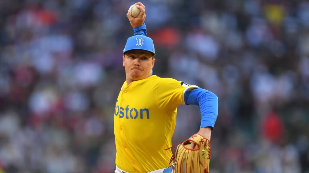 Hunter Dobbins con los Red Sox