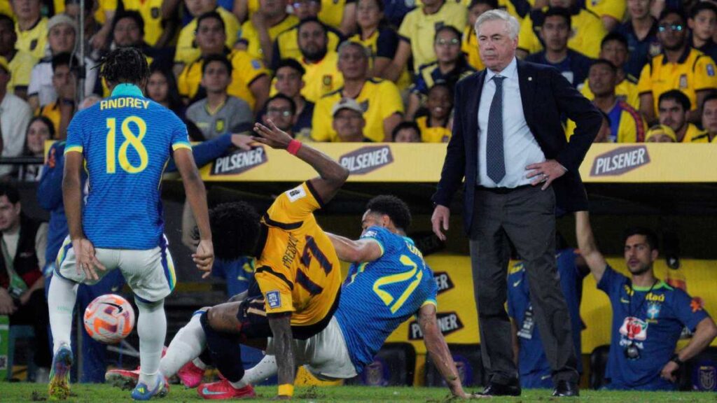 ¡La clasificación deberá esperar! Ecuador y Brasil no se hacen daño en el debut de Carlo Ancelotti