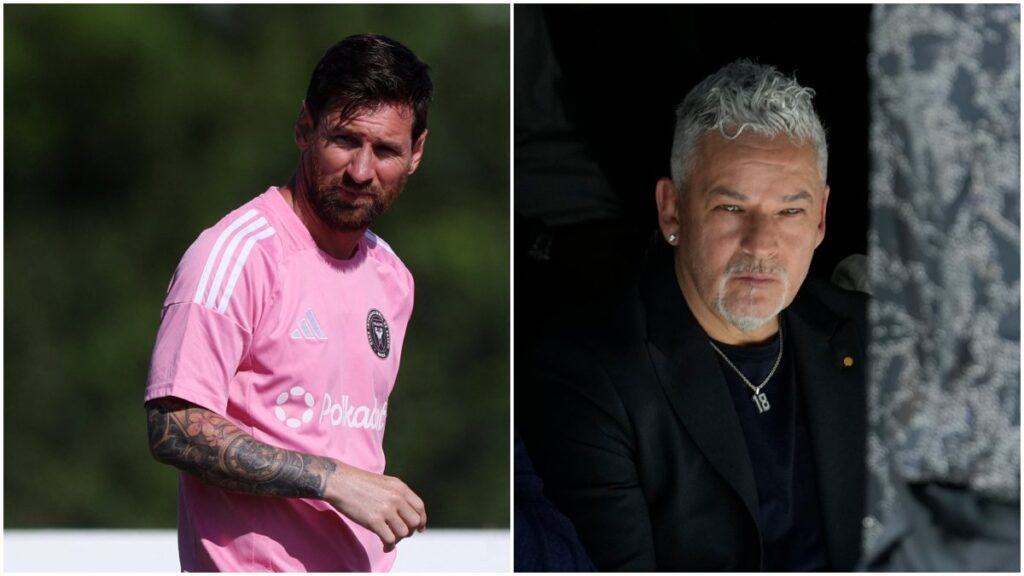 El encuentro de Leo Messi y Roberto Baggio | Reuters y AP