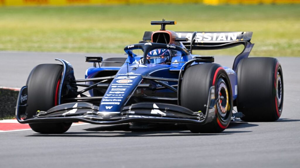 Alex Albon sufrió la exoplosión de su motor