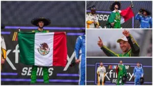 Las mejores imágenes del festejo de Daniel Suárez tras ganar la NASCAR Xfinity Series